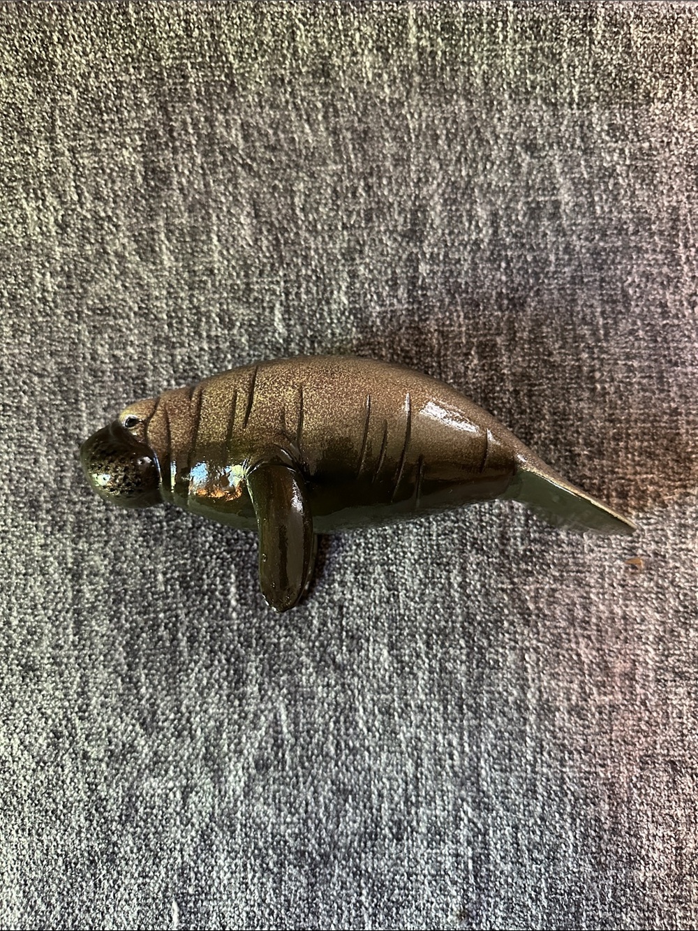 Manatee figurine • ocean decor • toy